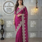 🌟 Fendi Chiffon Designer Saree – A Symphony of Elegance 🌟