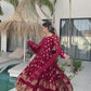 Elegant Jacquard Anarkali Suit with Dupatta