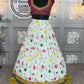 Women's Real Mirror Embroidered Georgette Lehenga Choli Set with Dupatta – Semi-Stitched, 3M Flare, Festive & Wedding Wear