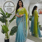 ✨ Radiant Charm – Designer Tabby Silk Saree ✨