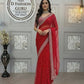 ✨ Designer Tibby Silk Saree – A Karwa Chauth Special Elegance ✨