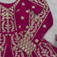 ✨ Maroon Sequence Embroidered Lehenga with Dupatta